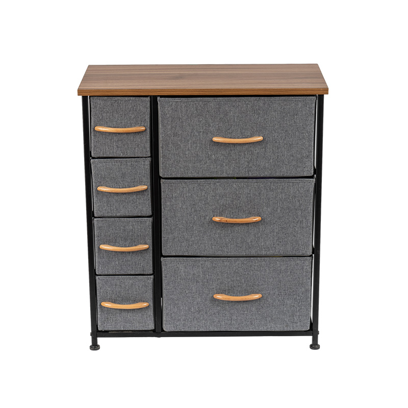 Comh-aireachta Túr Stórála Dresser 7-Drawer